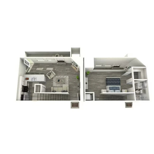 1x1 TH 1404 floor plan